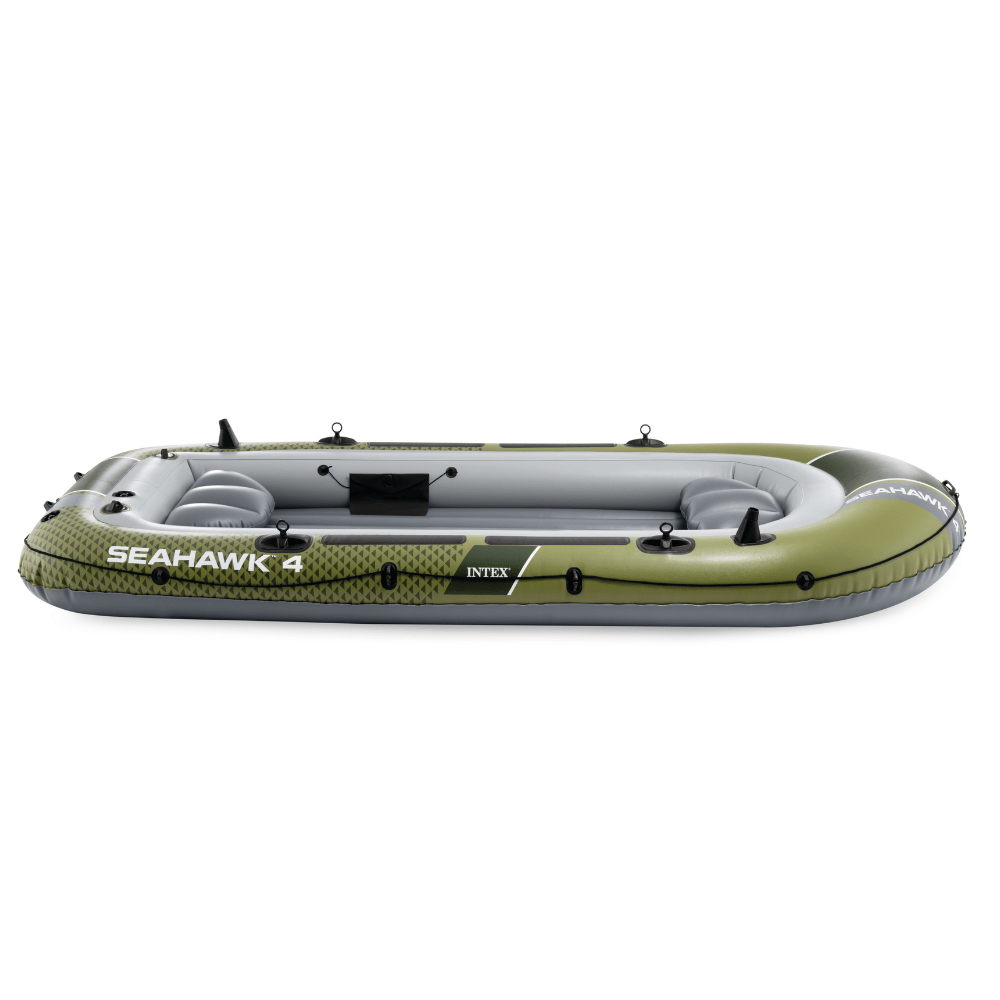 Bote Inflable Intex Seahawk 4 Set Capacidad 480 Kg + Remos + Inflador-1