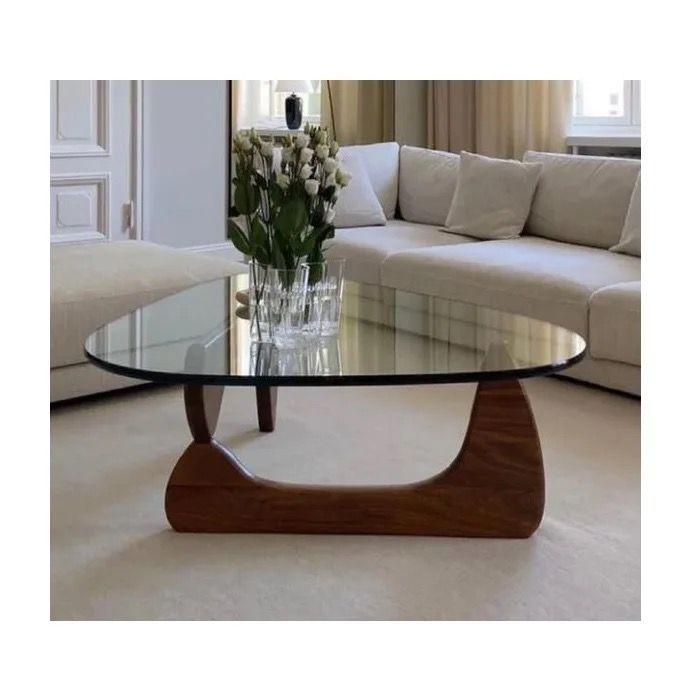 Mesa de Centro en Vidrio con Diseño Exclusivo-3