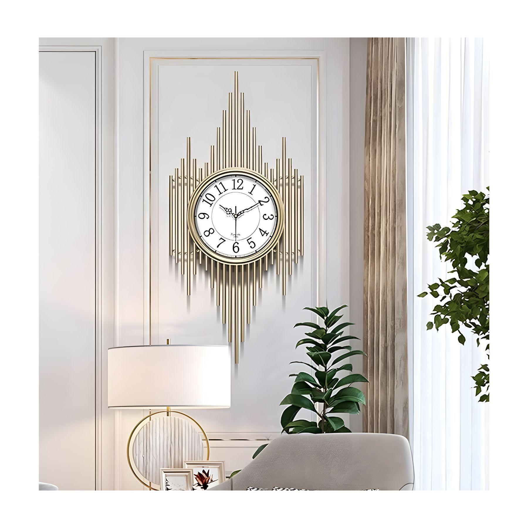 Reloj Metálico de Muro con Diseño Exclusivo-2