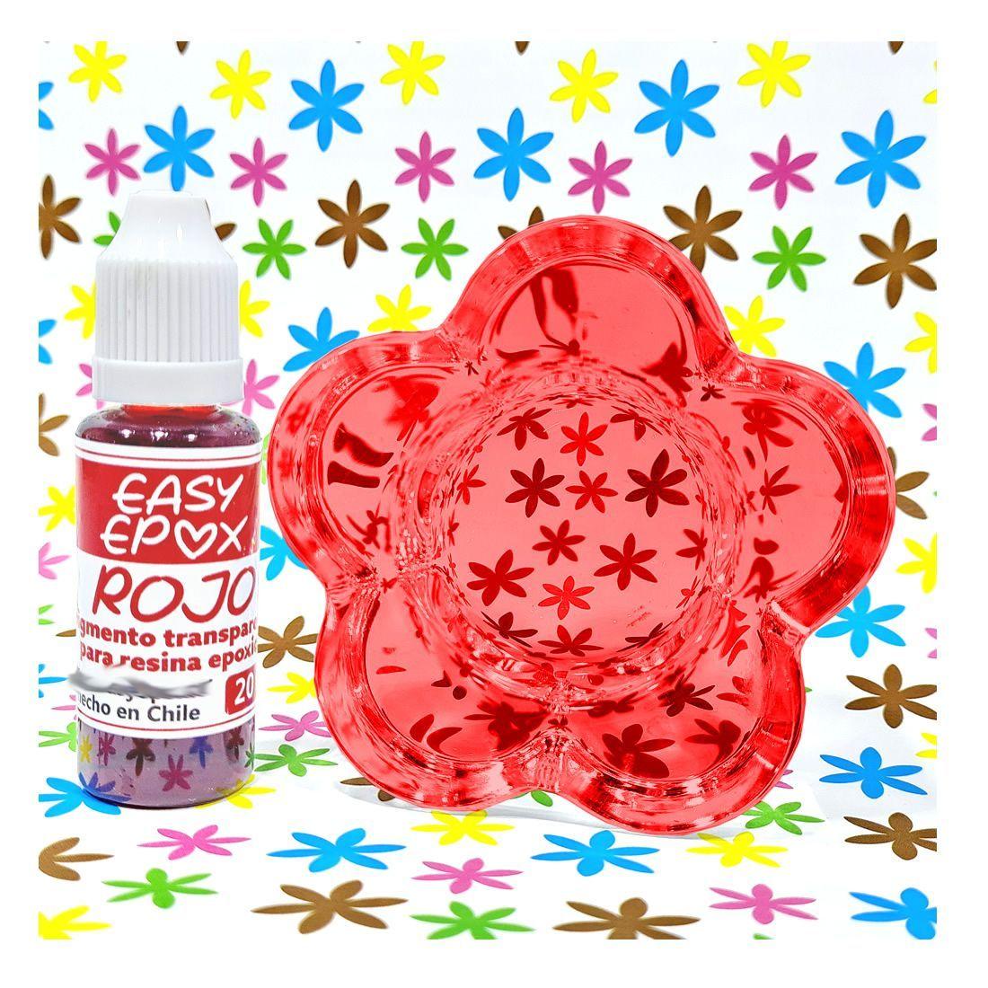 Pigmento Transparente Rojo Para Resina Epóxica Super Color-1