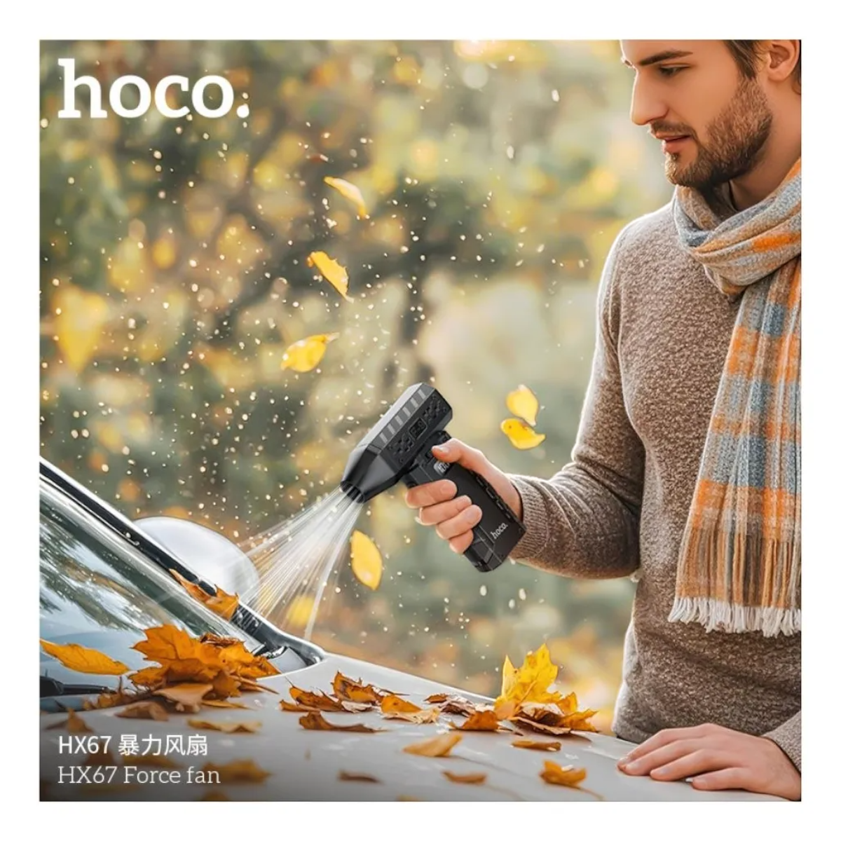 Soplador Electrico Hoco HX67 80000 Rpm Con Luz Led-6