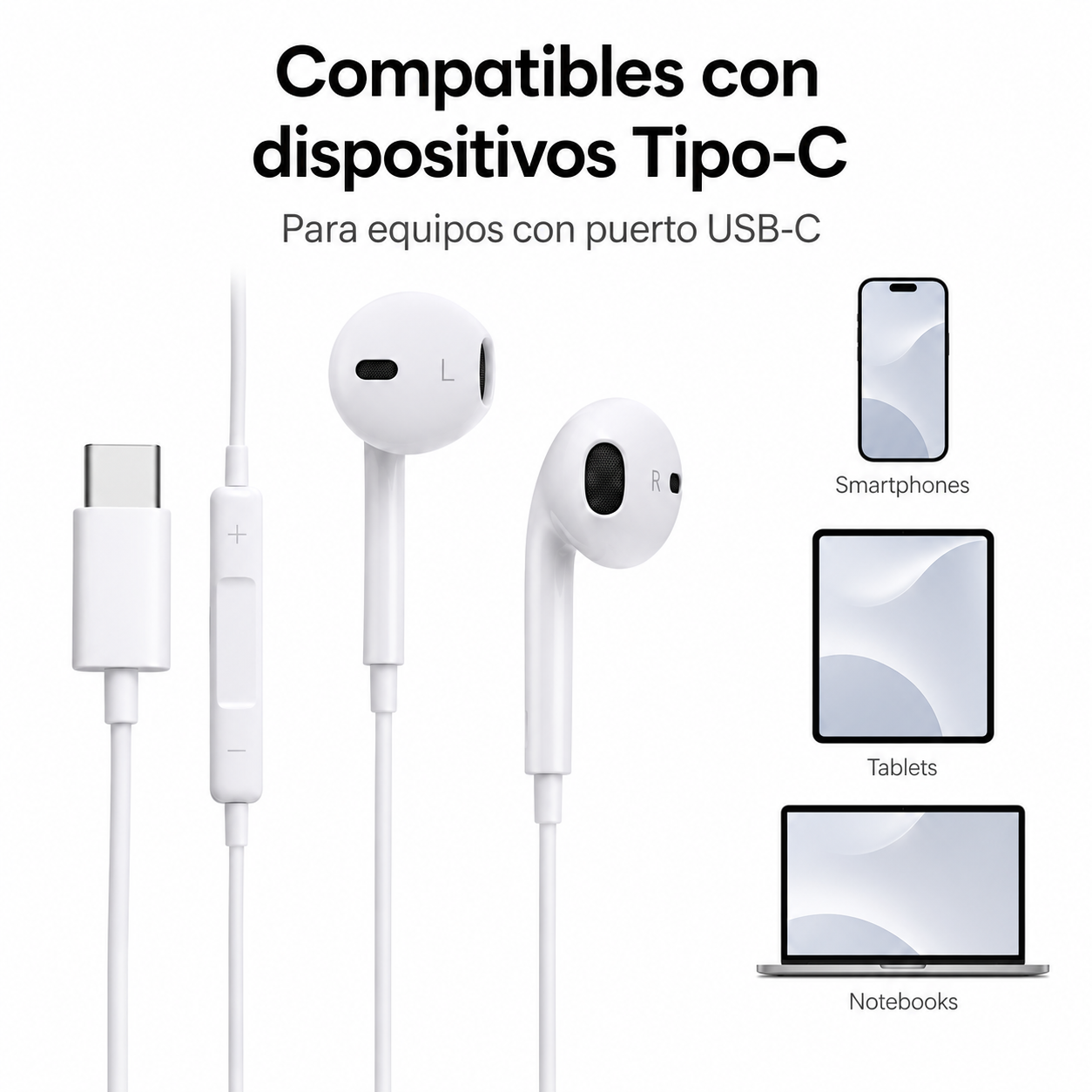 Aud fonos Tipo C Cable Micr fono Hd Sin Latencia-5