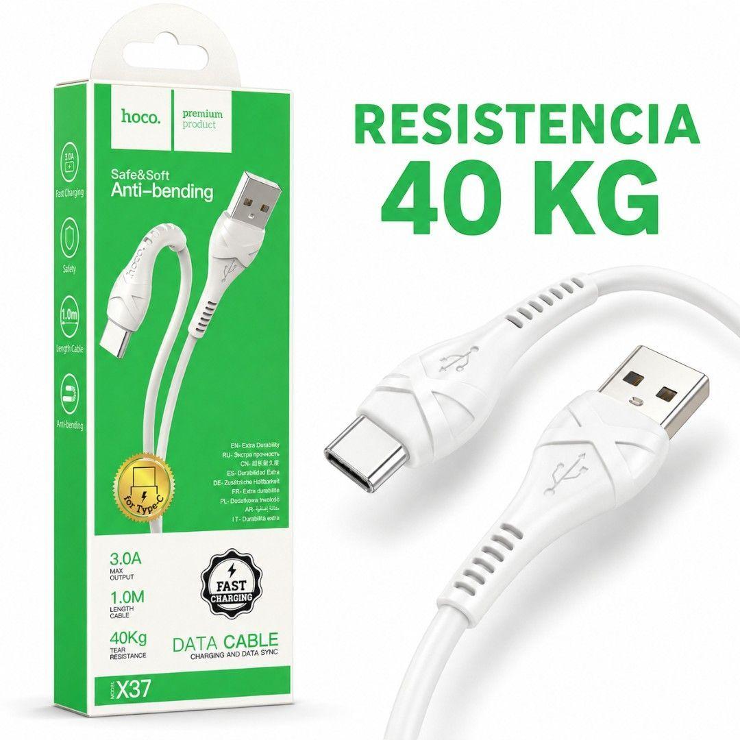 Cable USB A A Tipo C 3A 1 Metro Hoco X37-8