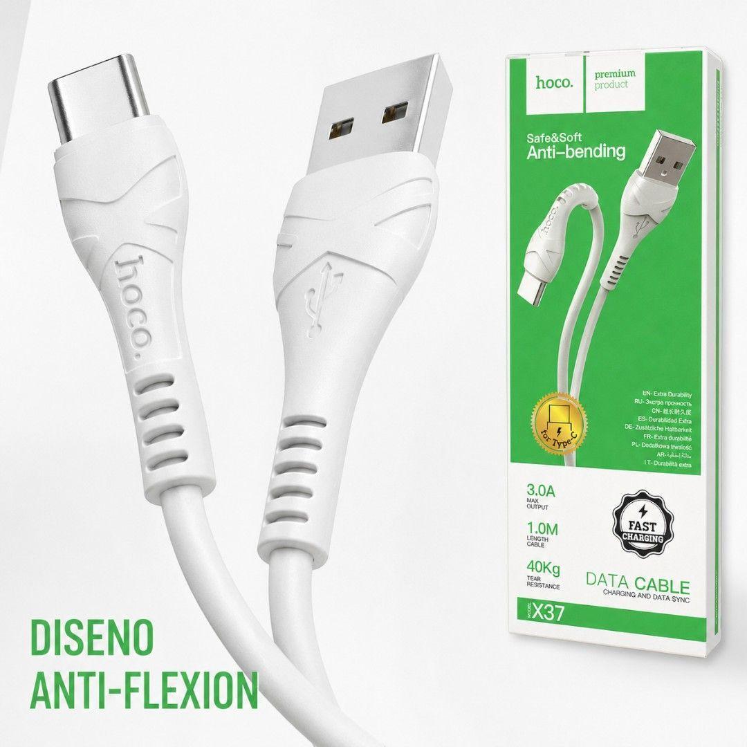 Cable USB A A Tipo C 3A 1 Metro Hoco X37-9