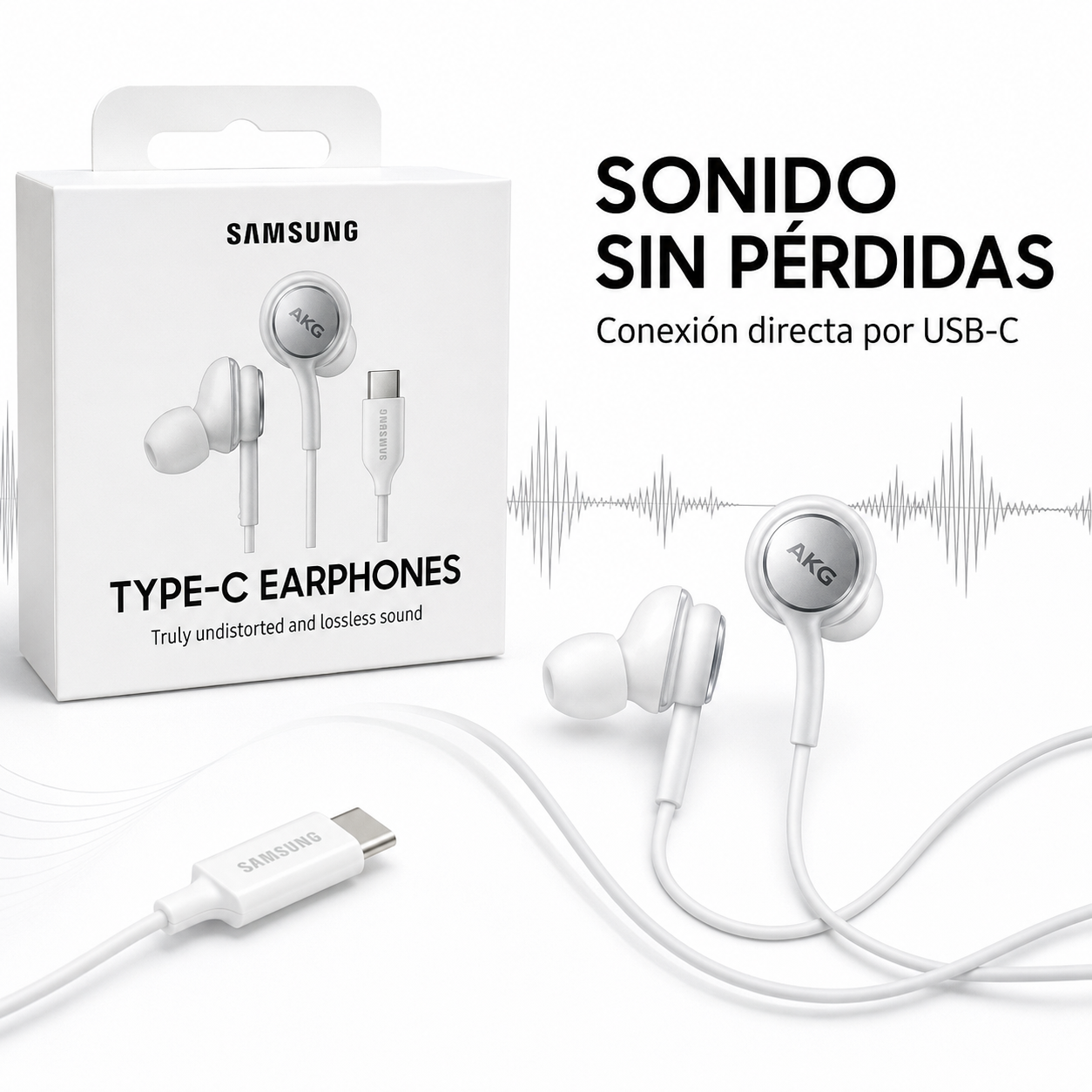 Audifonos Samsung Originales USB C AKG EO IC100-5