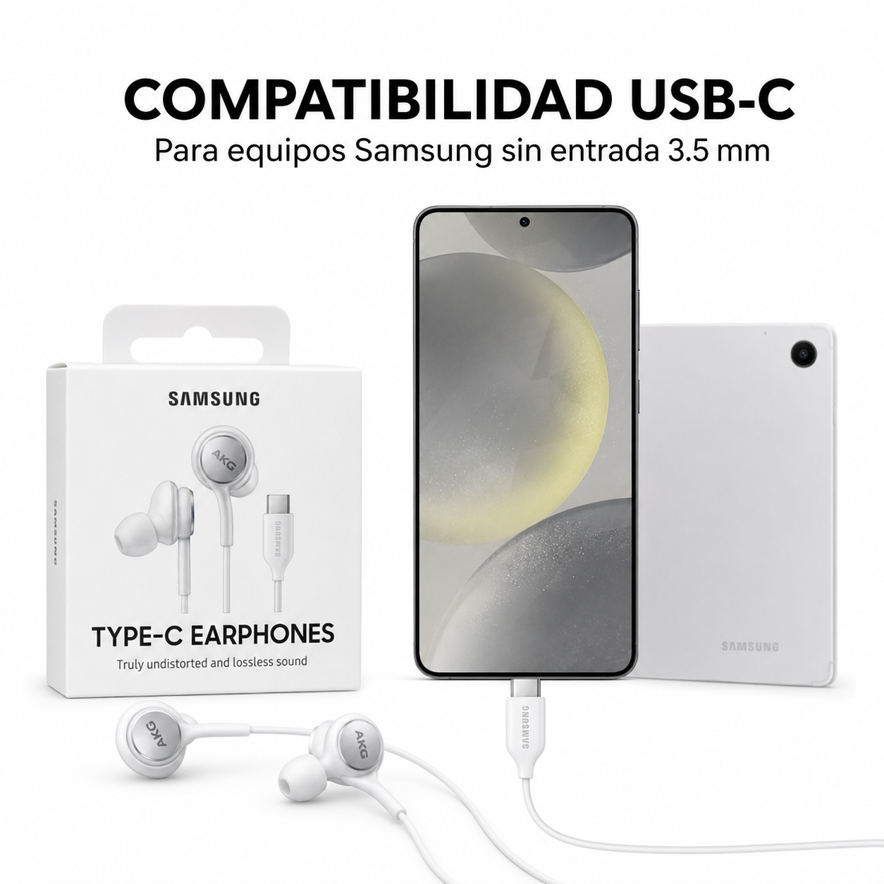 Audifonos Samsung Originales USB C AKG EO IC100-7