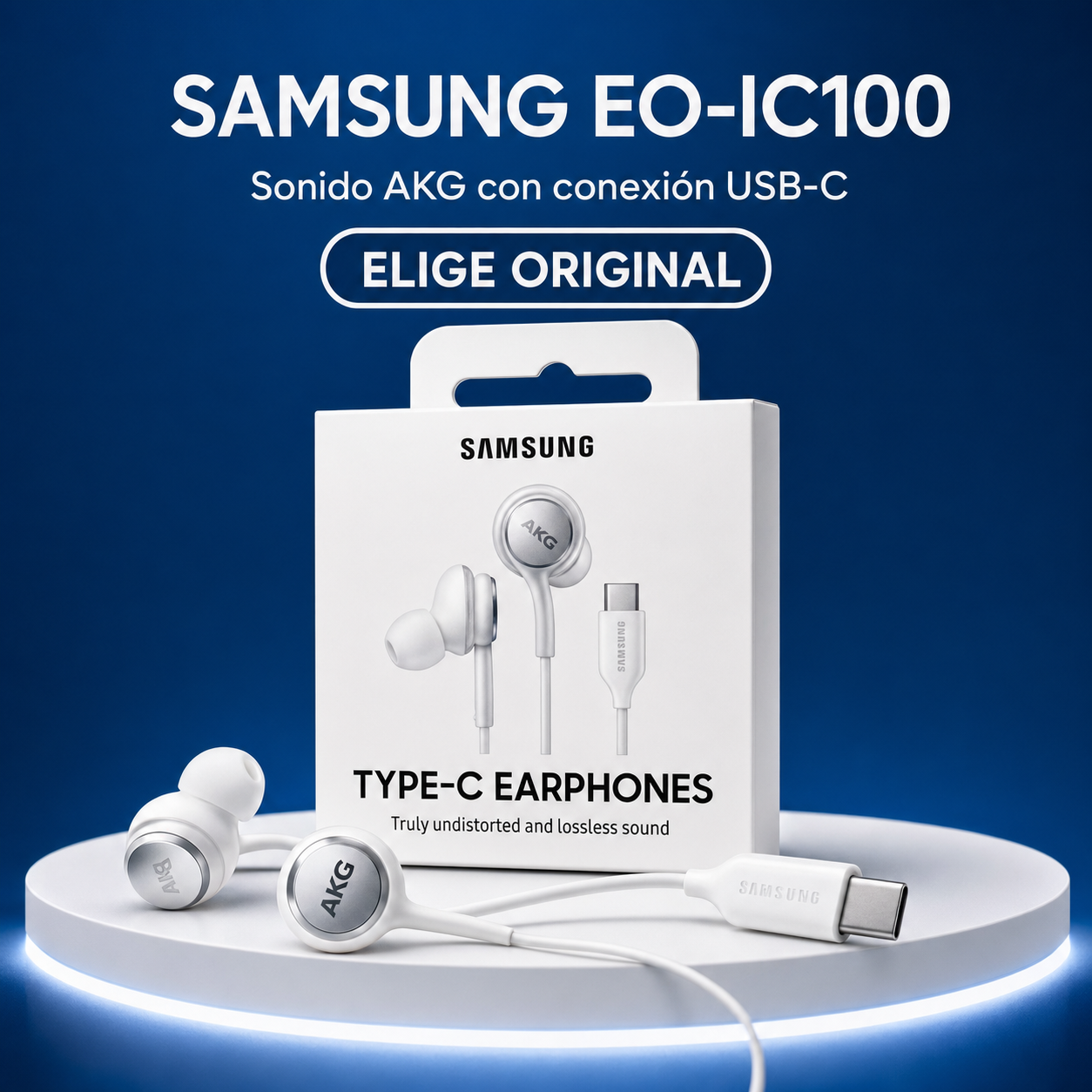 Audifonos Samsung Originales USB C AKG EO IC100-9