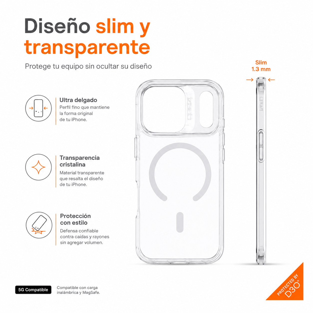 Carcasa Gear4 Crystal Palace Resistente Para Iphone 17 Pro-3