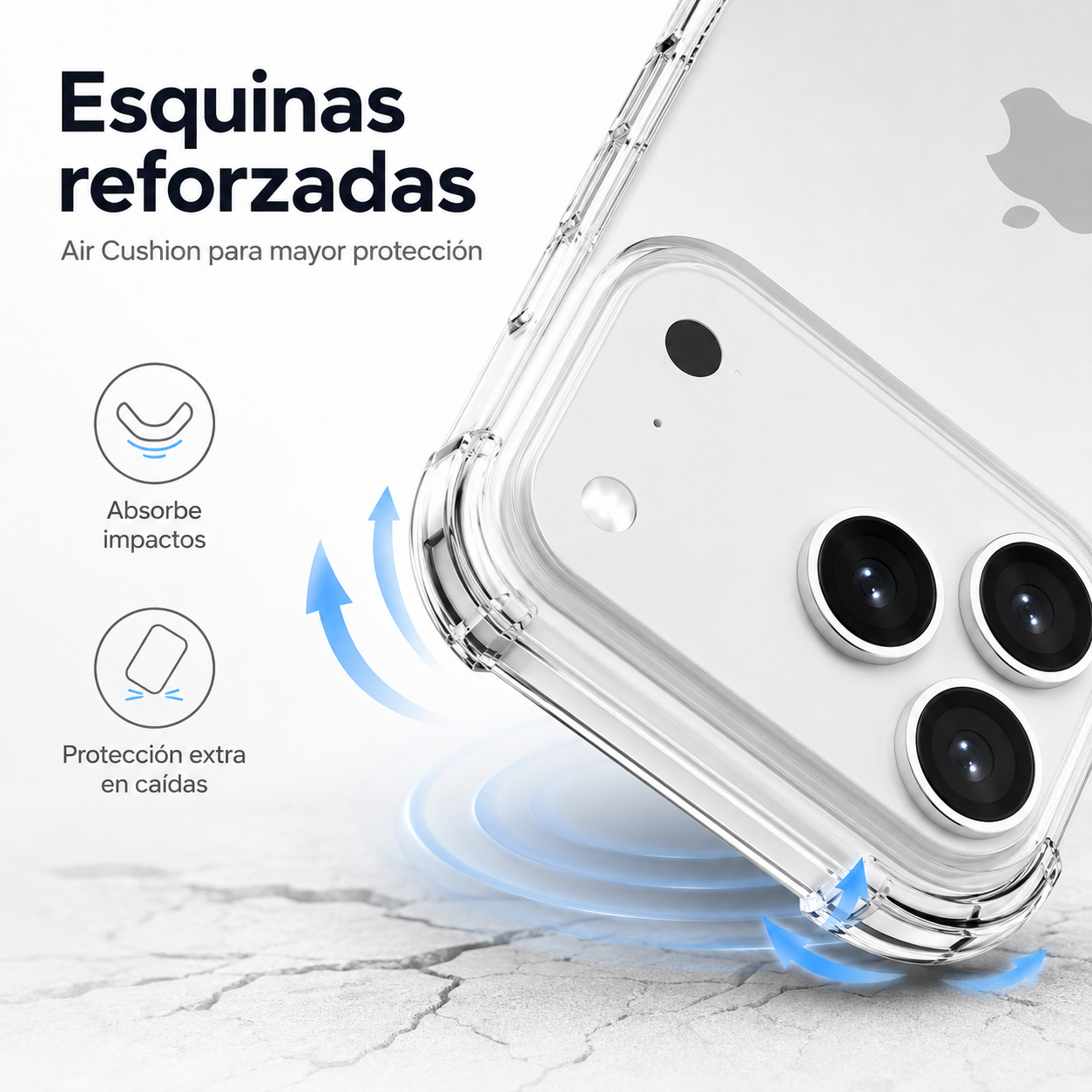 Carcasa Transparente Slim para iPhone 17 Pro Max-3