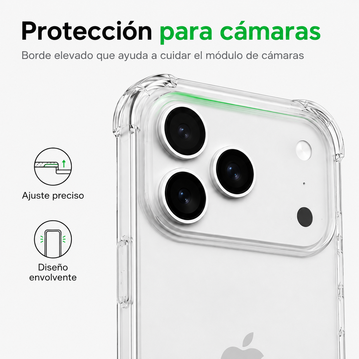 Carcasa Transparente Slim para iPhone 17 Pro Max-4