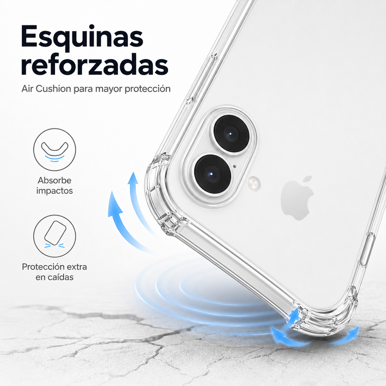 Carcasa Transparente Slim para iPhone 17-2
