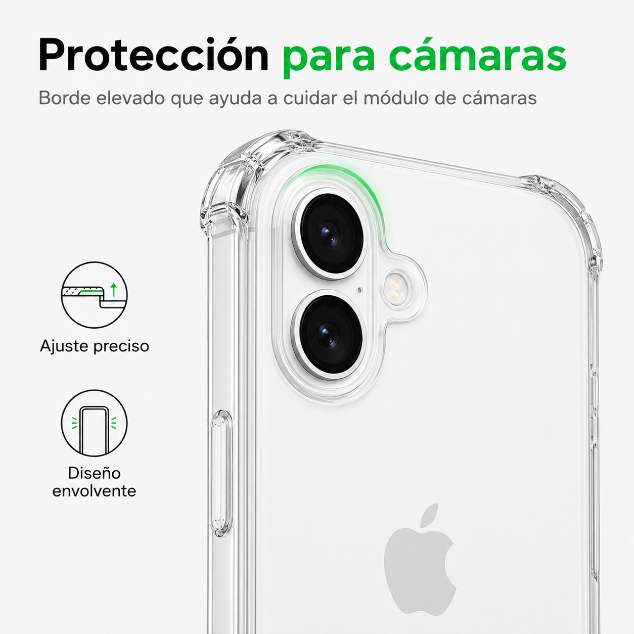 Carcasa Transparente Slim para iPhone 17-4