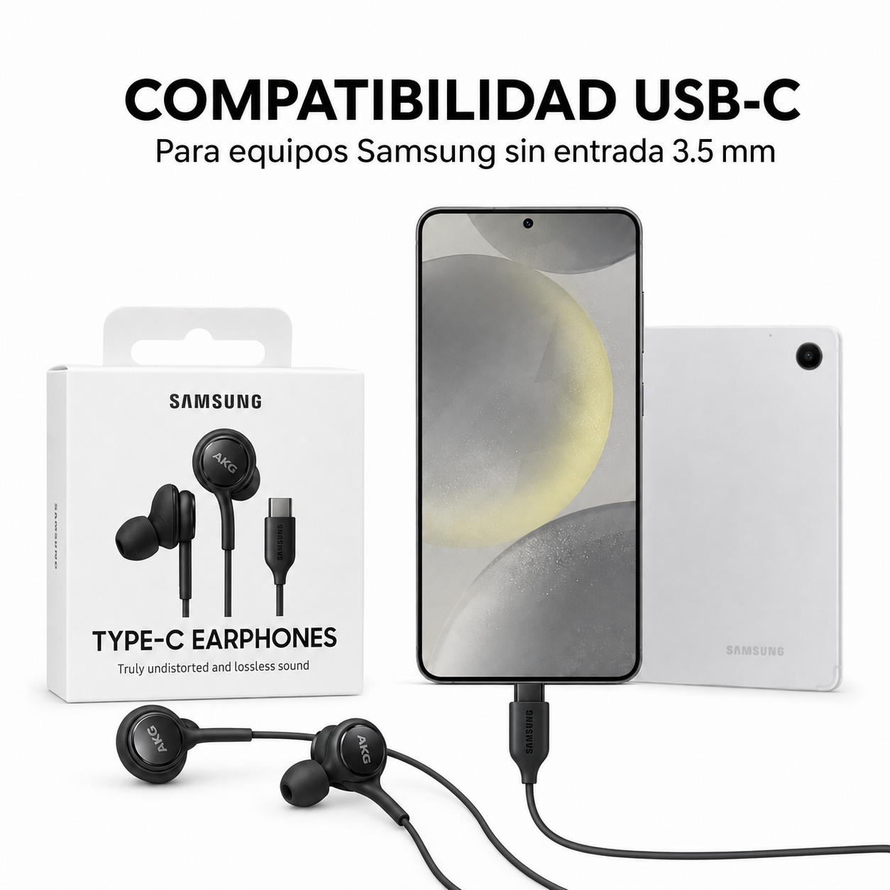 Audifonos Samsung EO IC100 USB C Con Microfono AKG-7