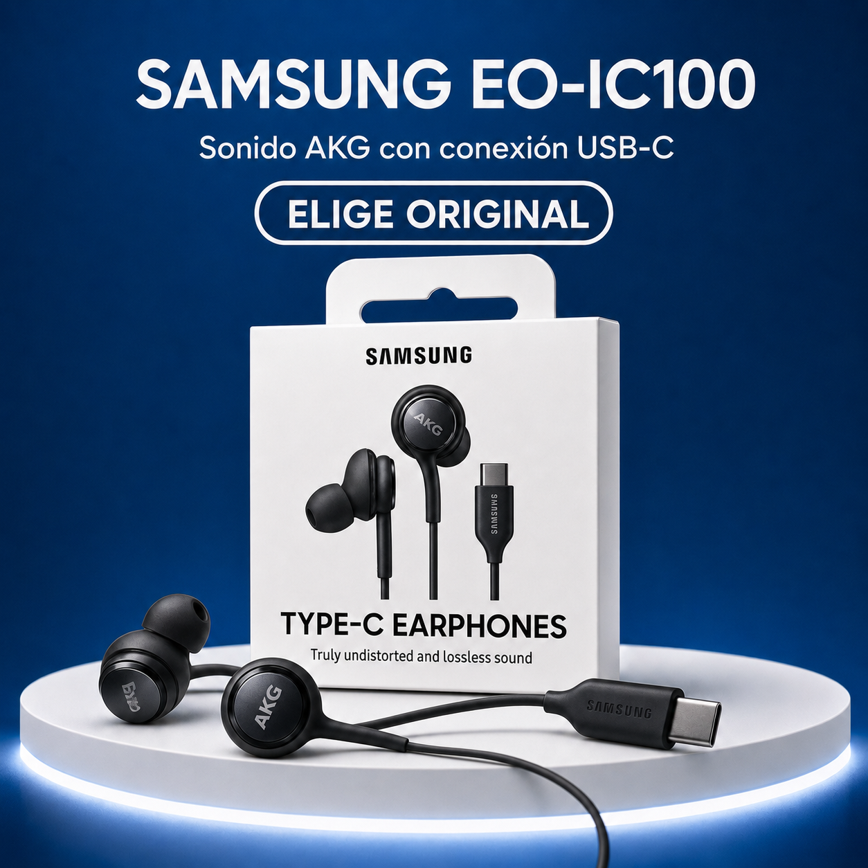 Audifonos Samsung EO IC100 USB C Con Microfono AKG-9