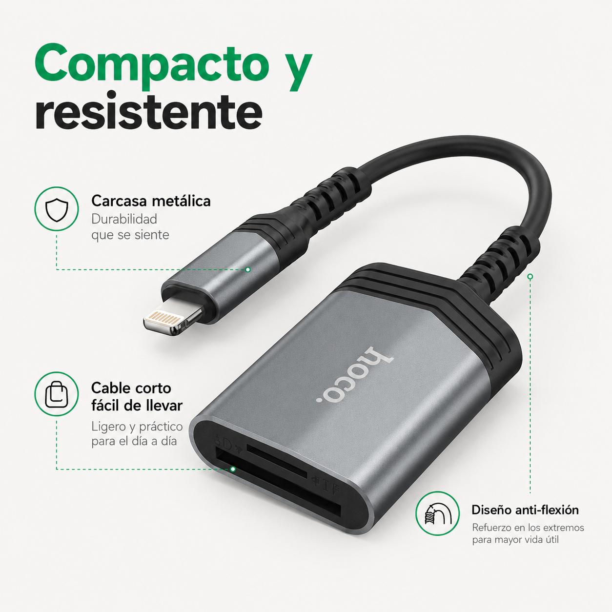 Lector SD TF Lightning Para iPhone iPad Transferencia OTG-6