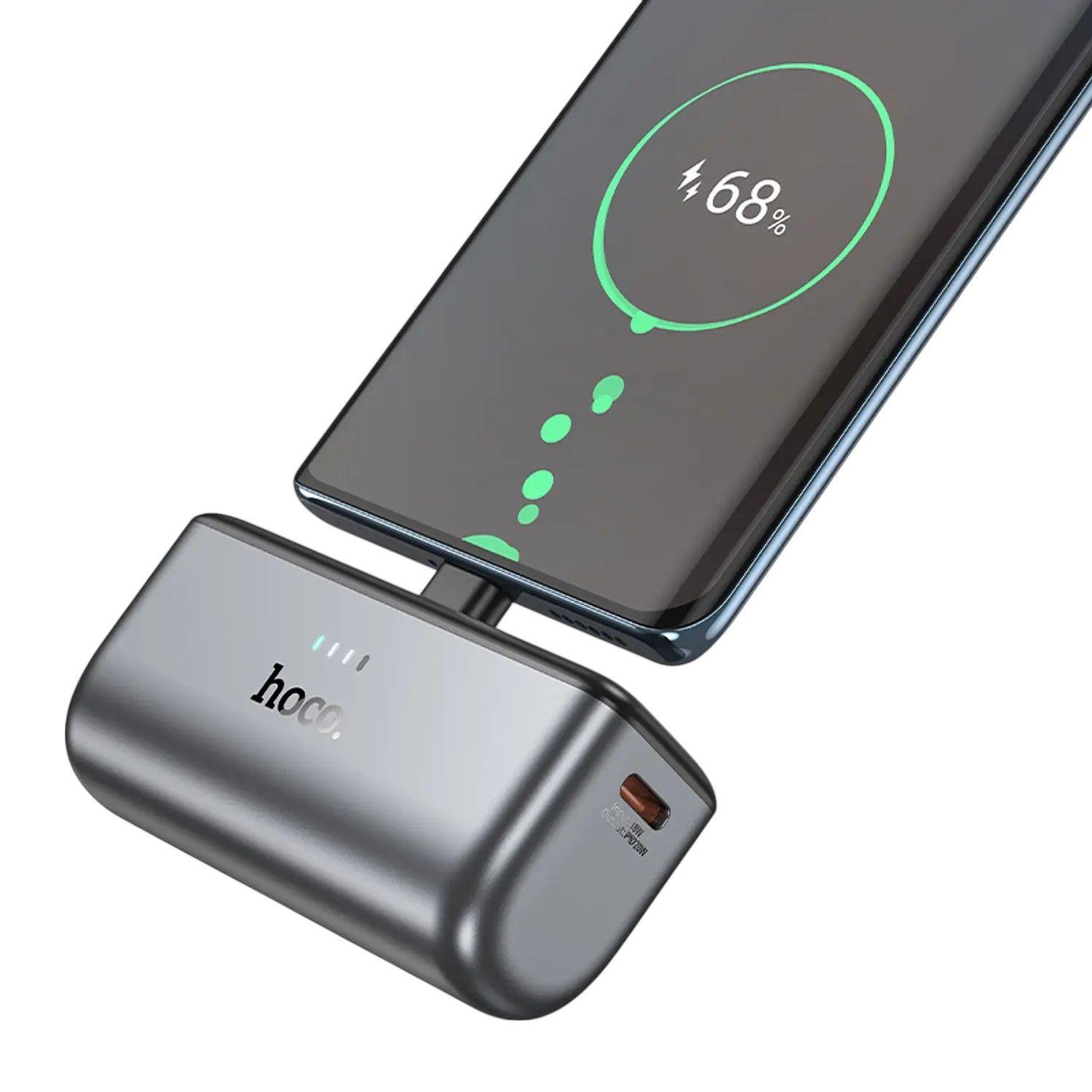Powerbank Hoco Q31 Ingenious PD20W 5000 mAh Tipo C – Carga Rápida -3