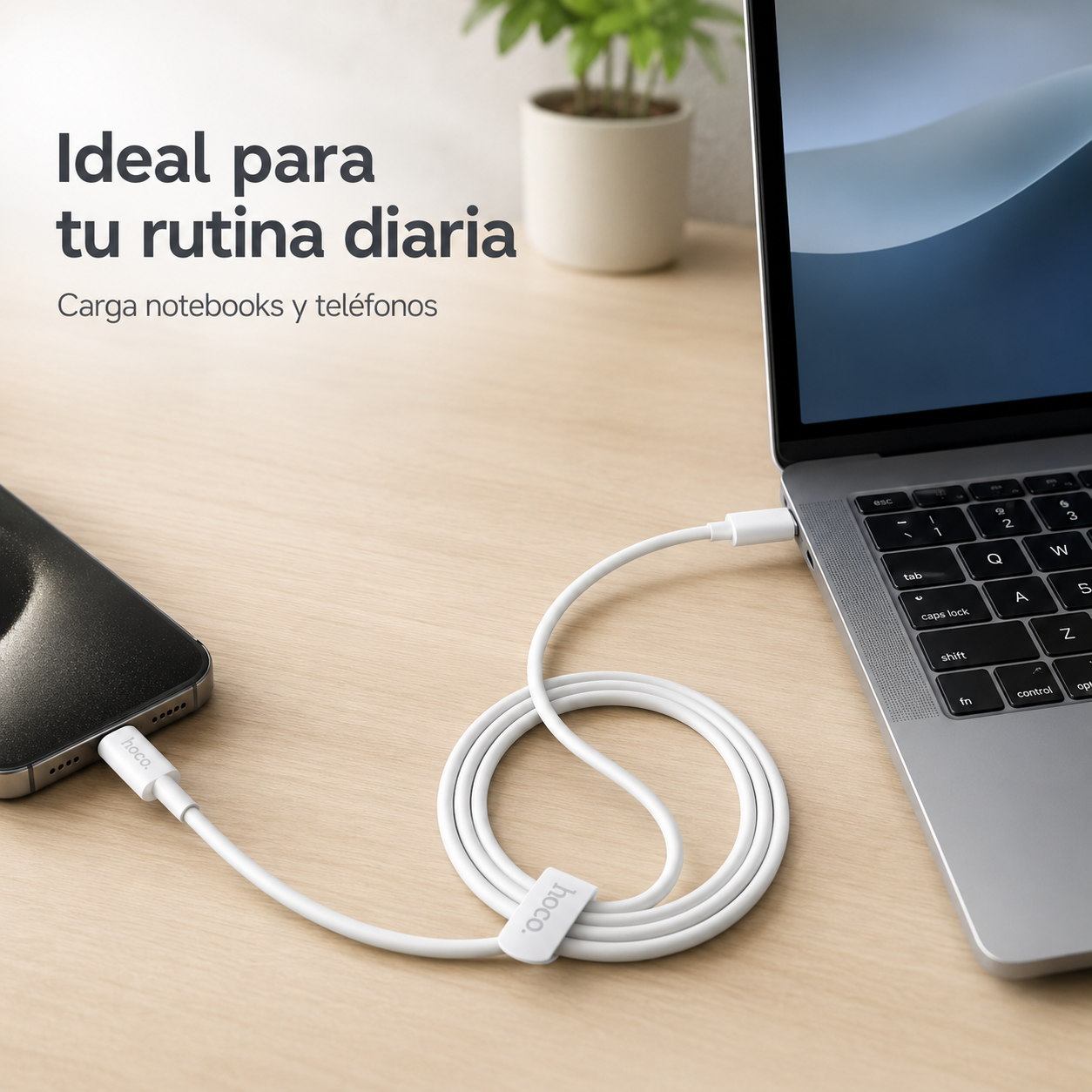 Cable Hoco X51 USB C A USB C 100W PD Carga R pida 2 Metros-8