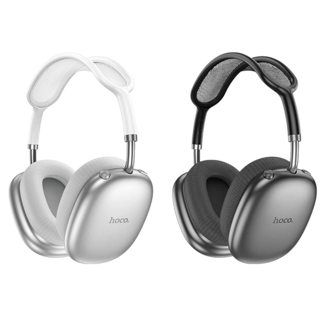 Audífonos Inalámbricos Hoco W55 Plus Over Ear Bluetooth ANC 90h Batería Negro-3
