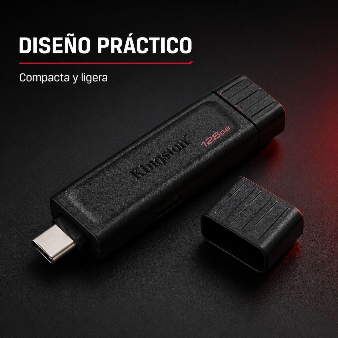 Pendrive Kingston DataTraveler 70 128GB USB C-7