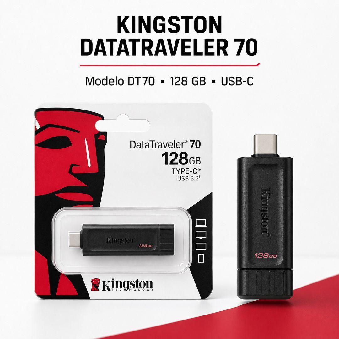 Pendrive Kingston DataTraveler 70 128GB USB C-8