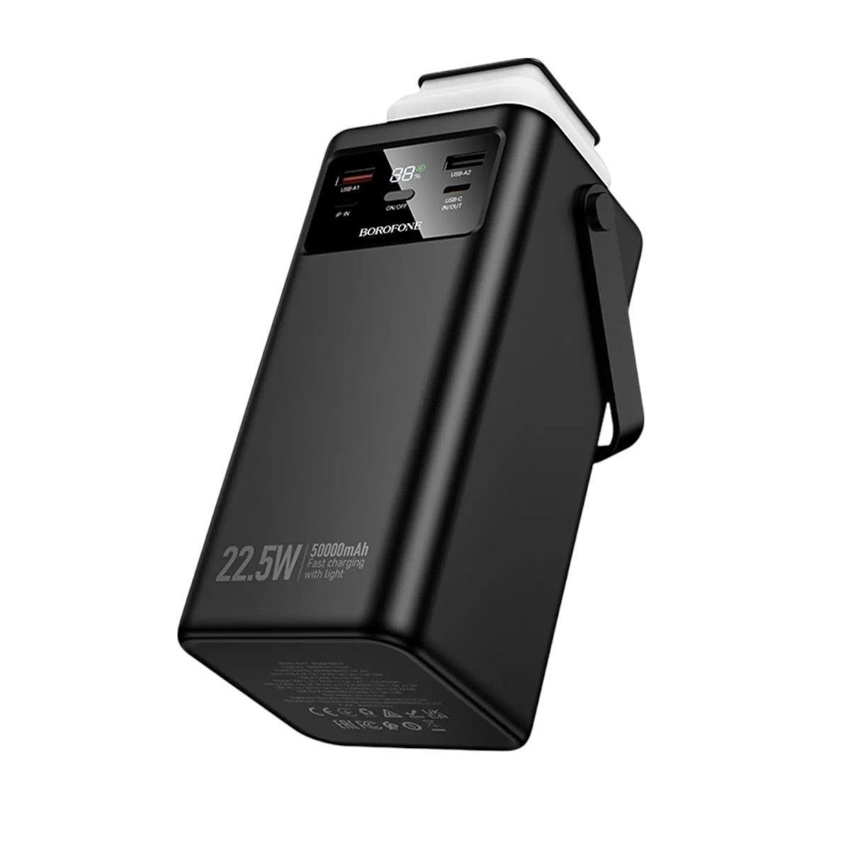 Powerbank Borofone BJ65A 50.000mAh Carga Rápida PD20W + QC3.0 con Cables-1