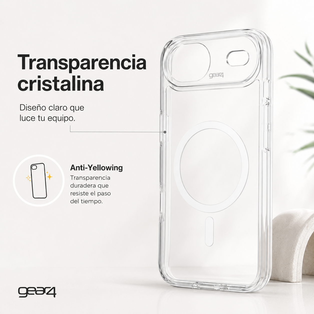 Carcasa Gear4 Crystal Palace Magsafe para iPhone 17 Air-2