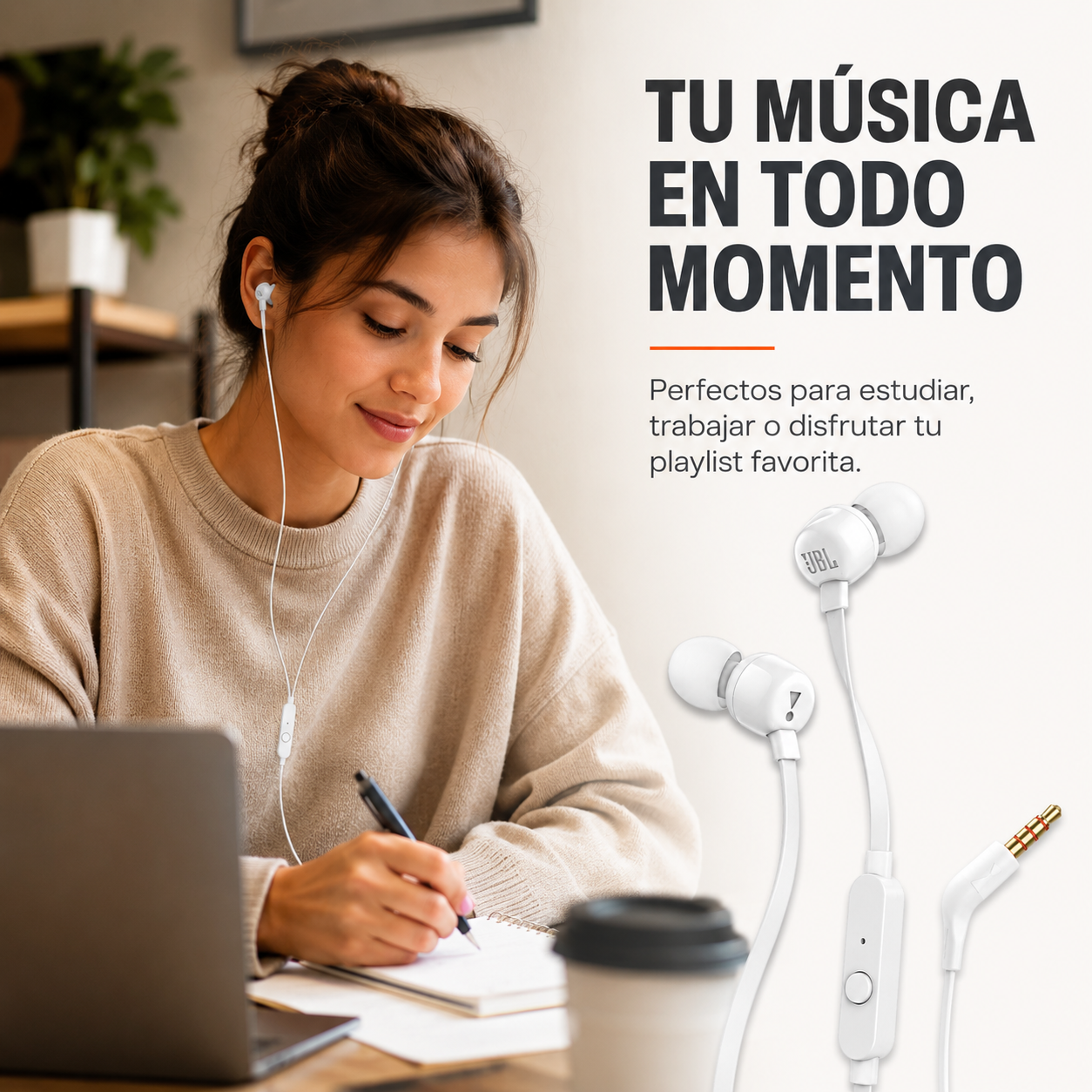 Audífonos Manos Libres Jbl T110 Con almohadillas -7