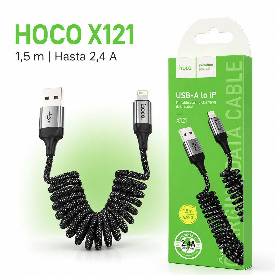 Cable Lightning Para iPhone Espiral Hoco X121 1 5m-8