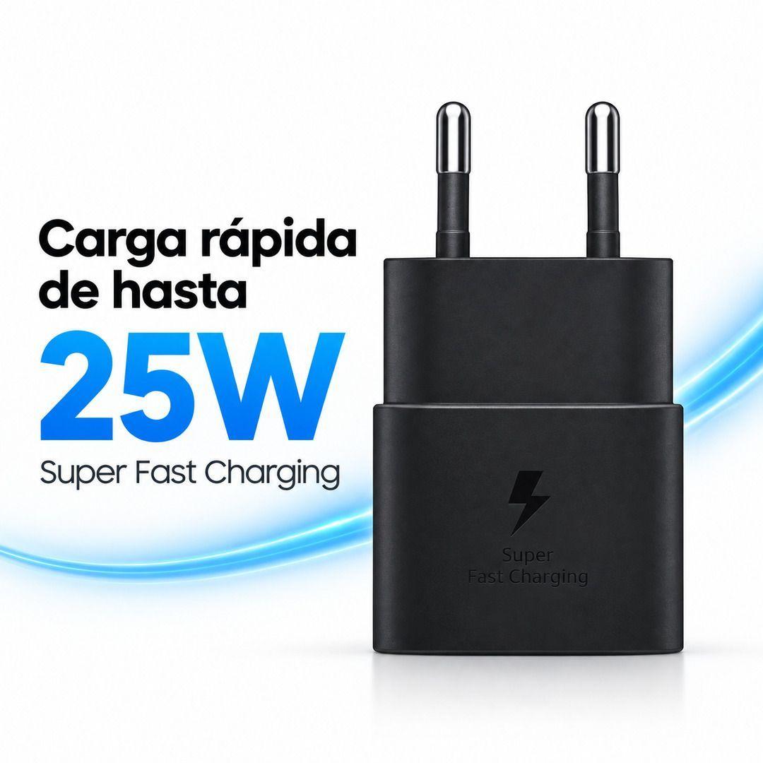 Cargador Samsung Original 25W USB C EP T2510 Negro-3