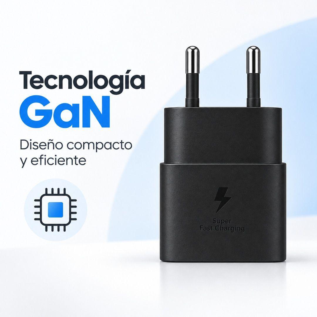 Cargador Samsung Original 25W USB C EP T2510 Negro-5
