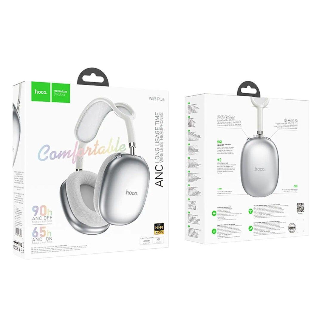Audifonos Hoco W55 Plus ANC Bluetooth 5.4 90 h autonomía-3