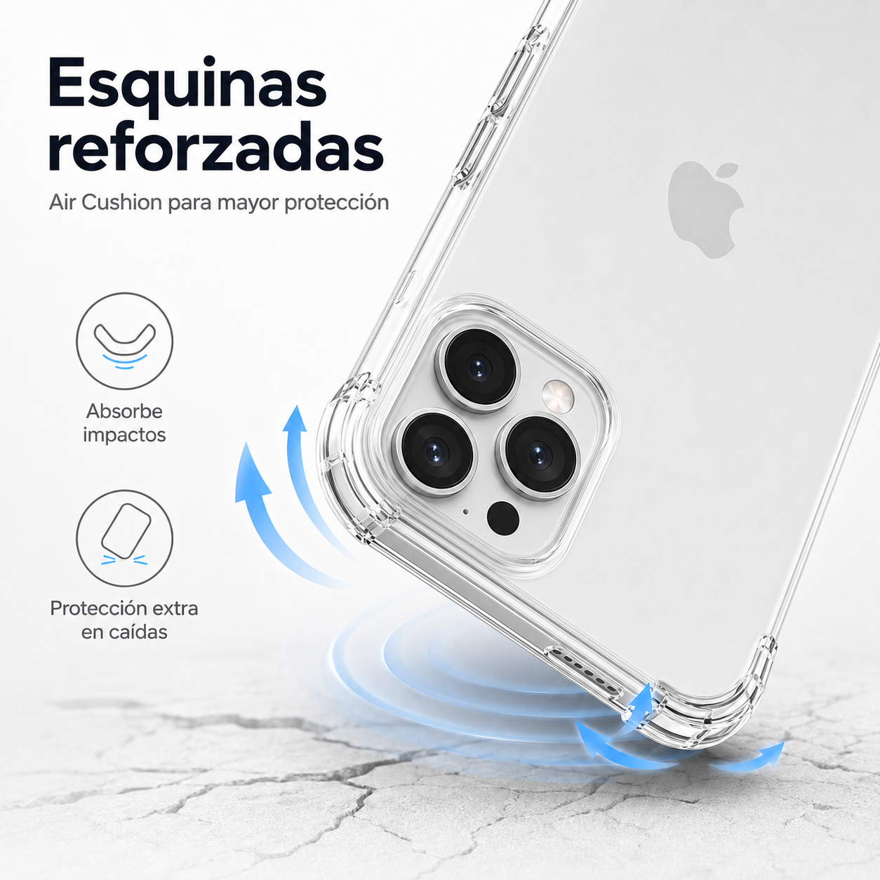 Carcasa Transparente Slim para iPhone 15 Pro Max-3