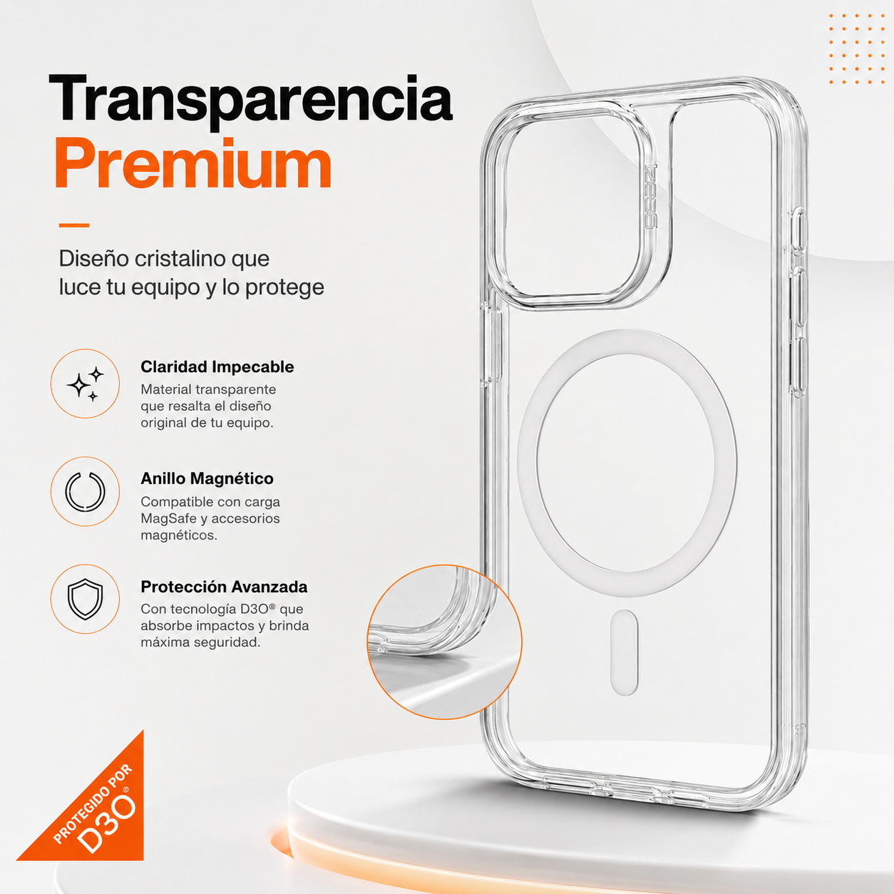 Carcasa Gear4 Crystal Palace Magsafe para iPhone 15 Pro Max-2