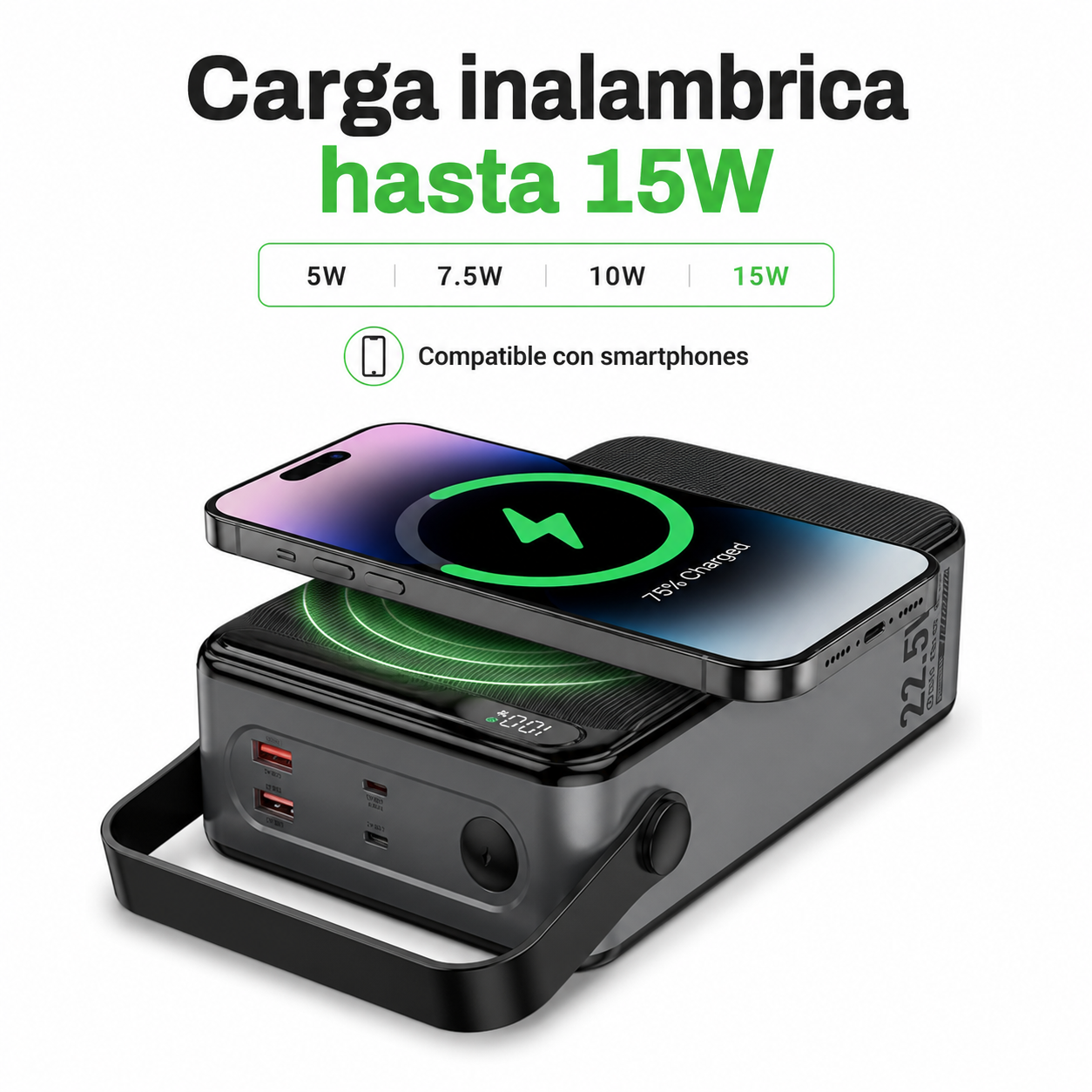 Power Bank Hoco J161 80000mah 22 5w Carga Rapida Inalambrica-4
