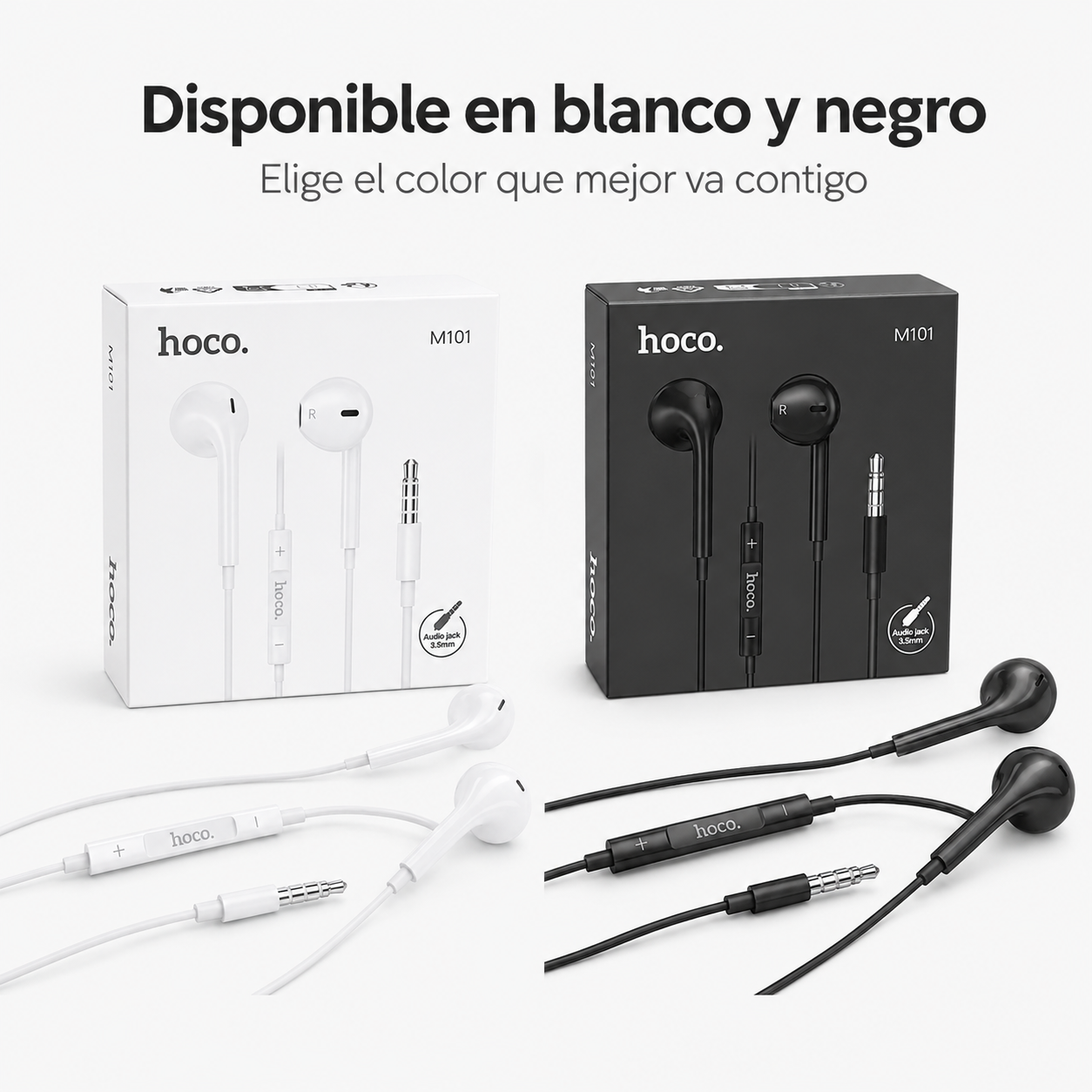 Audifonos Hoco M101 Jack 35mm Con Microfono Y Control-9