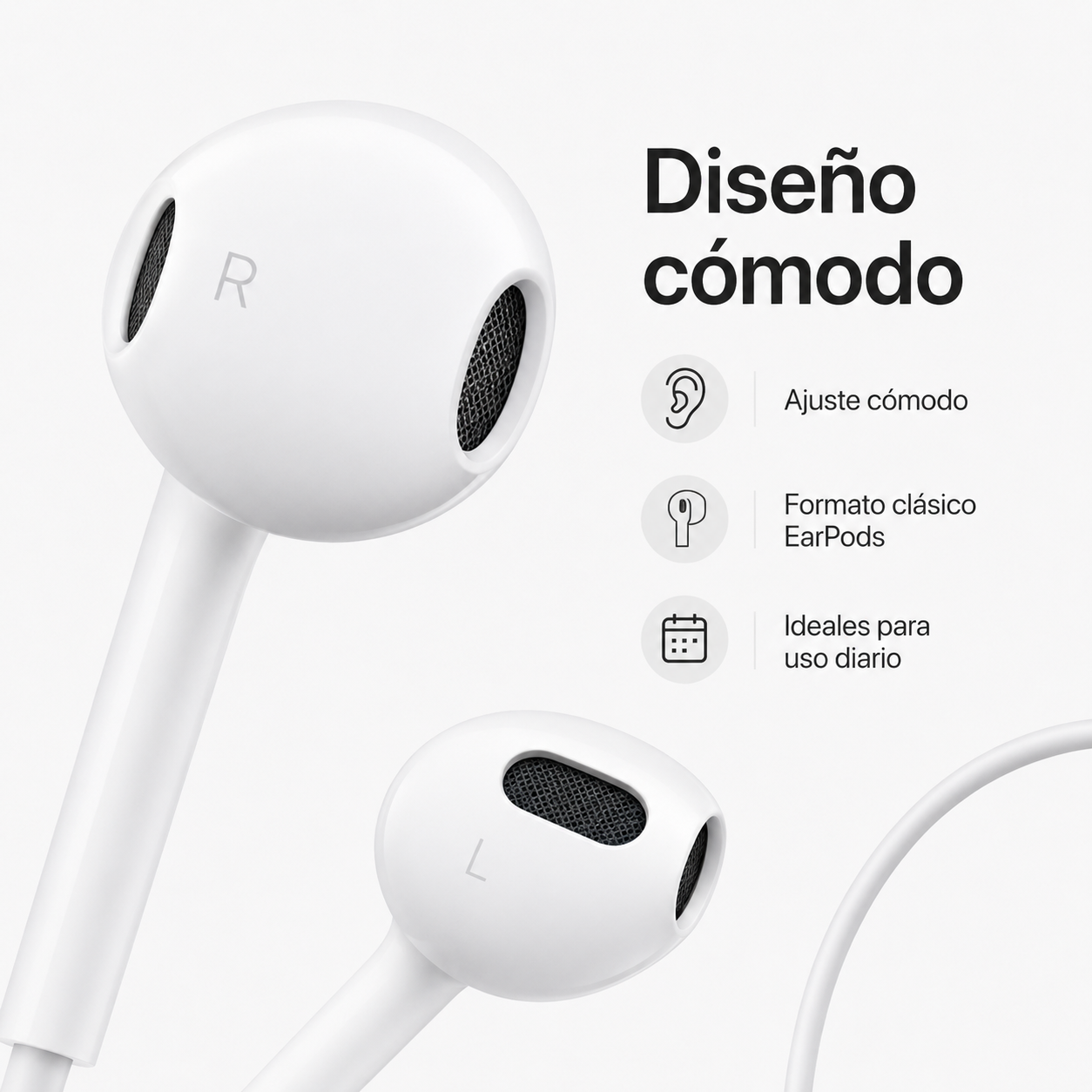 Apple EarPods USB C Original Con Micr fono Blanco-5