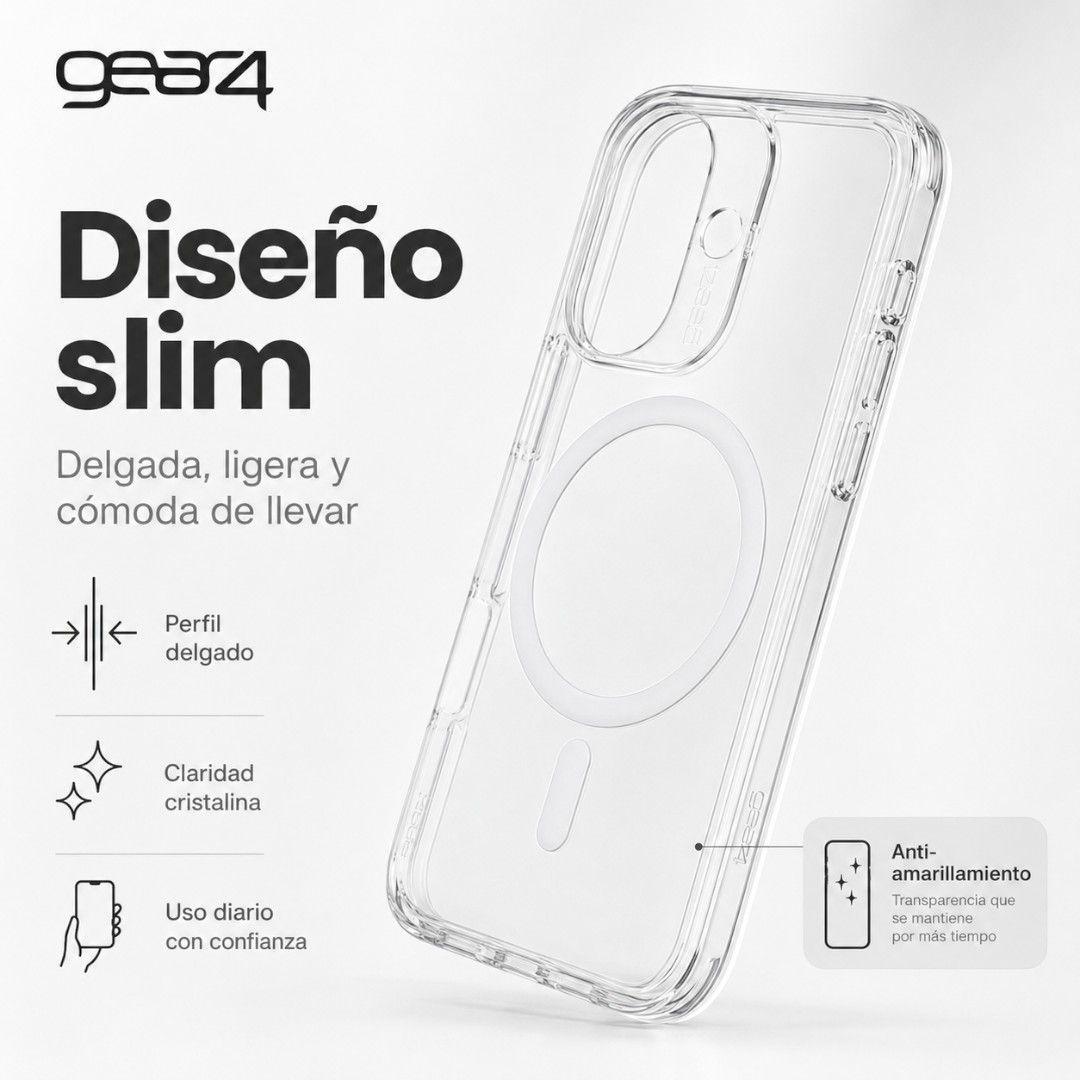 Carcasa Gear4 Crystal Palace Resistente para iPhone 17-4