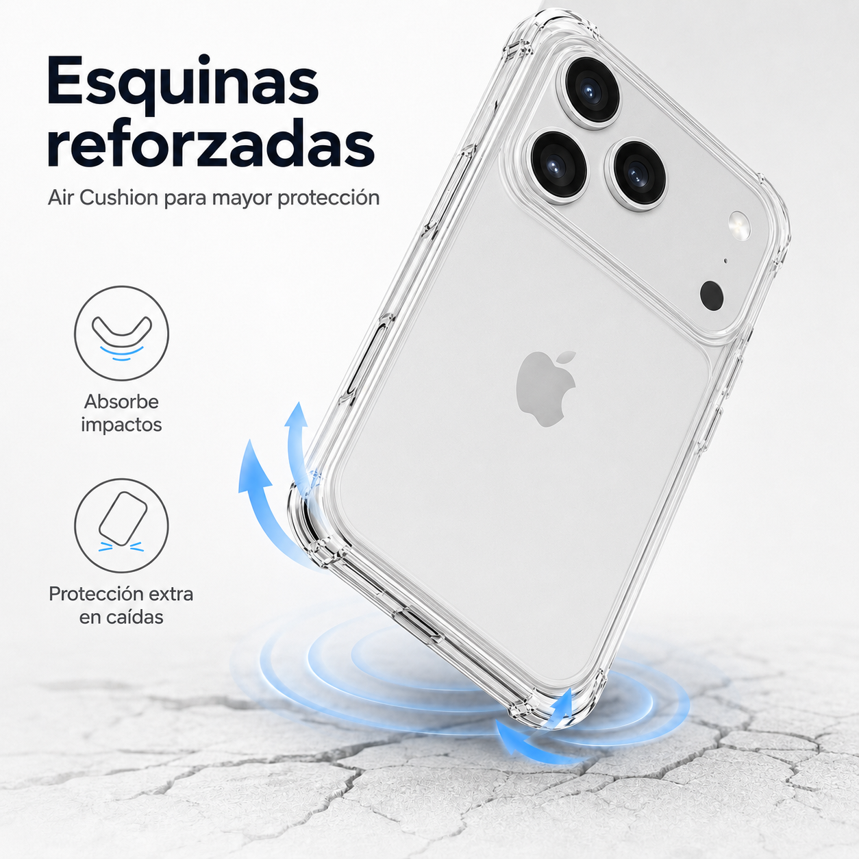 Carcasa Transparente Slim para iPhone 17 Pro-3
