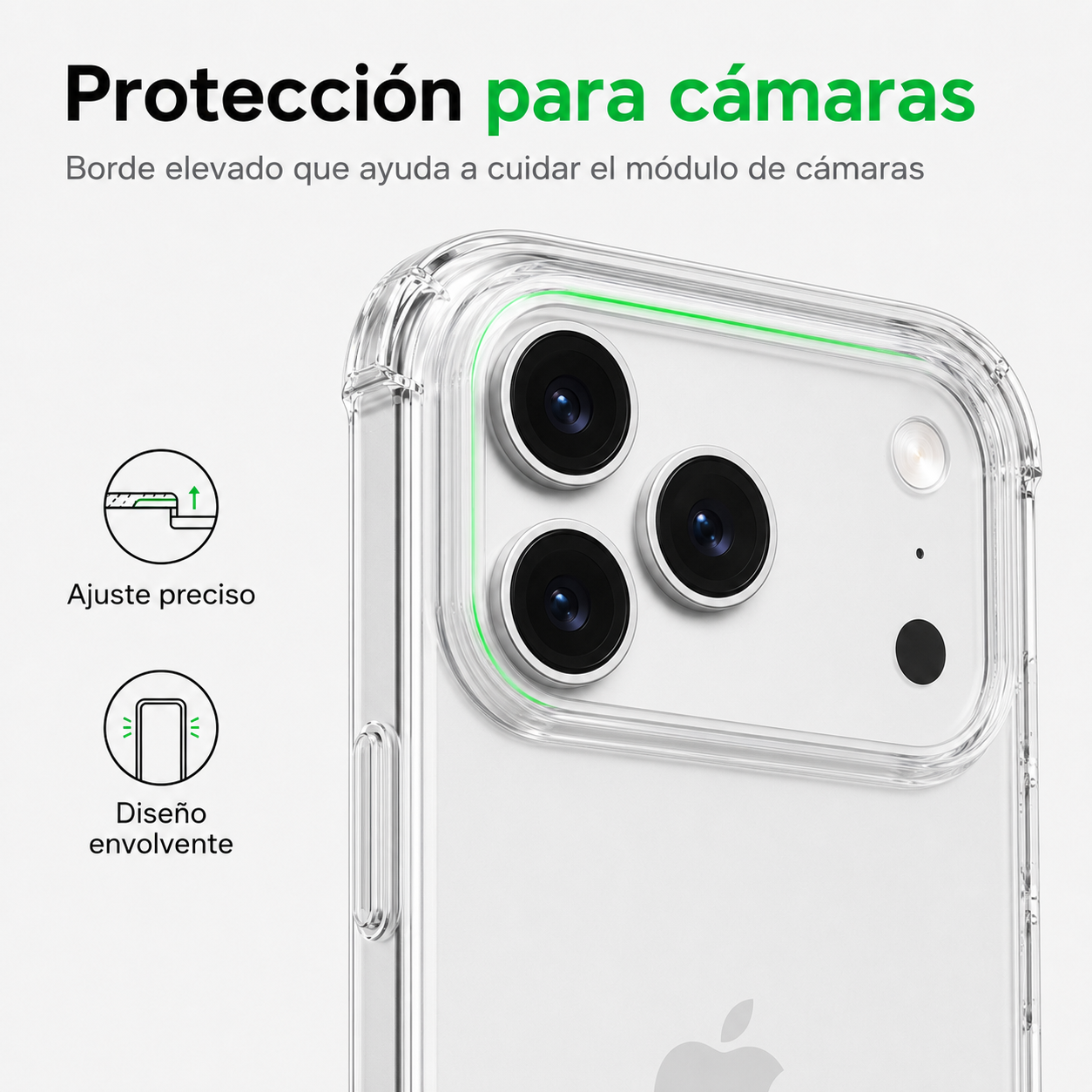 Carcasa Transparente Slim para iPhone 17 Pro-4