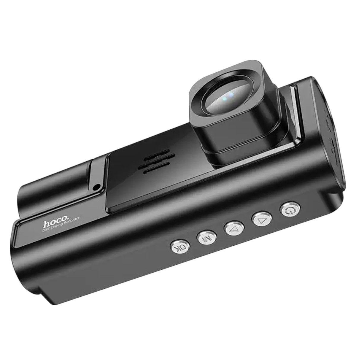 Cámara Auto Hoco DI60 World Negro – Dash Cam 3 pantallas, Full HD, Parking-3