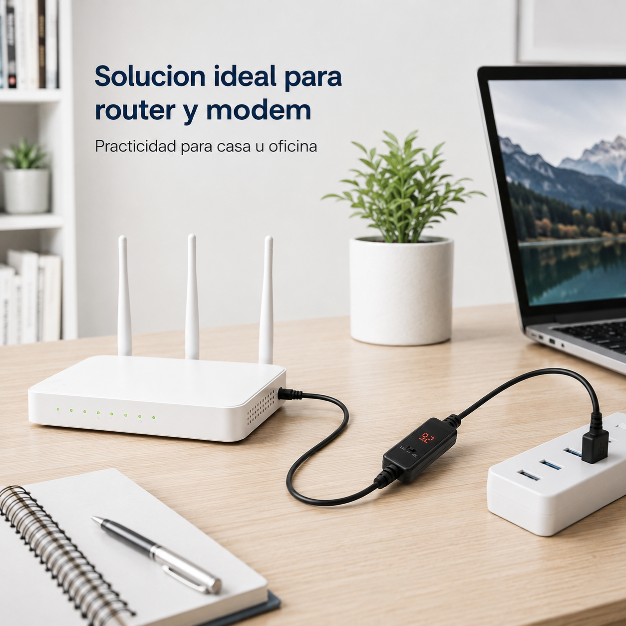Convertidor Voltaje USB A DC 9V 12V Con Selector Y Display-5
