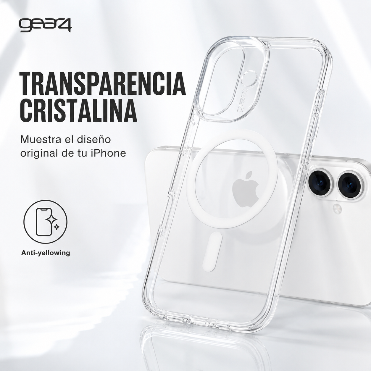 Carcasa Gear4 Crystal Palace Magsafe para iPhone 16-2