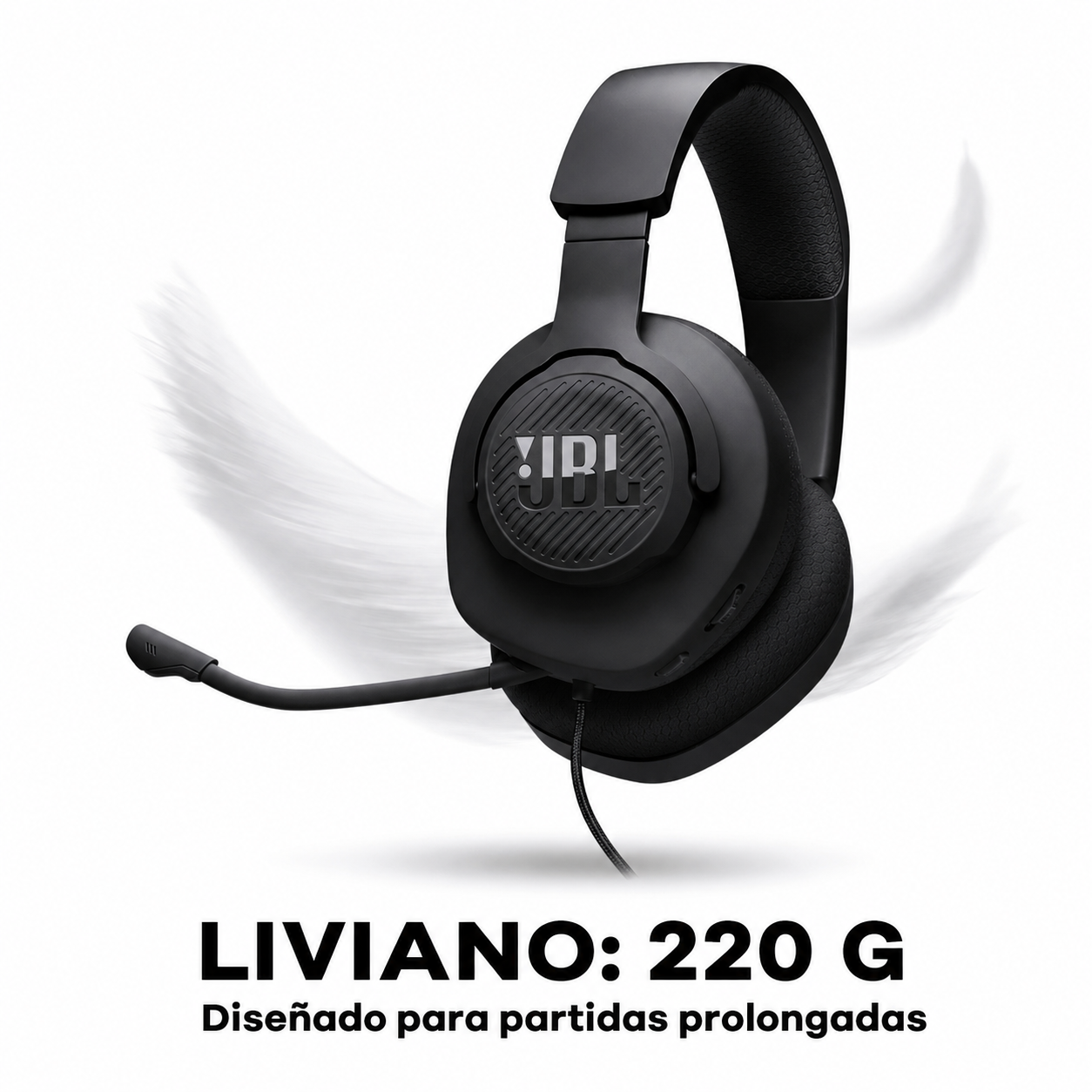 Headset Gamer JBL Quantum 100M2 Microfono Desmontable-4