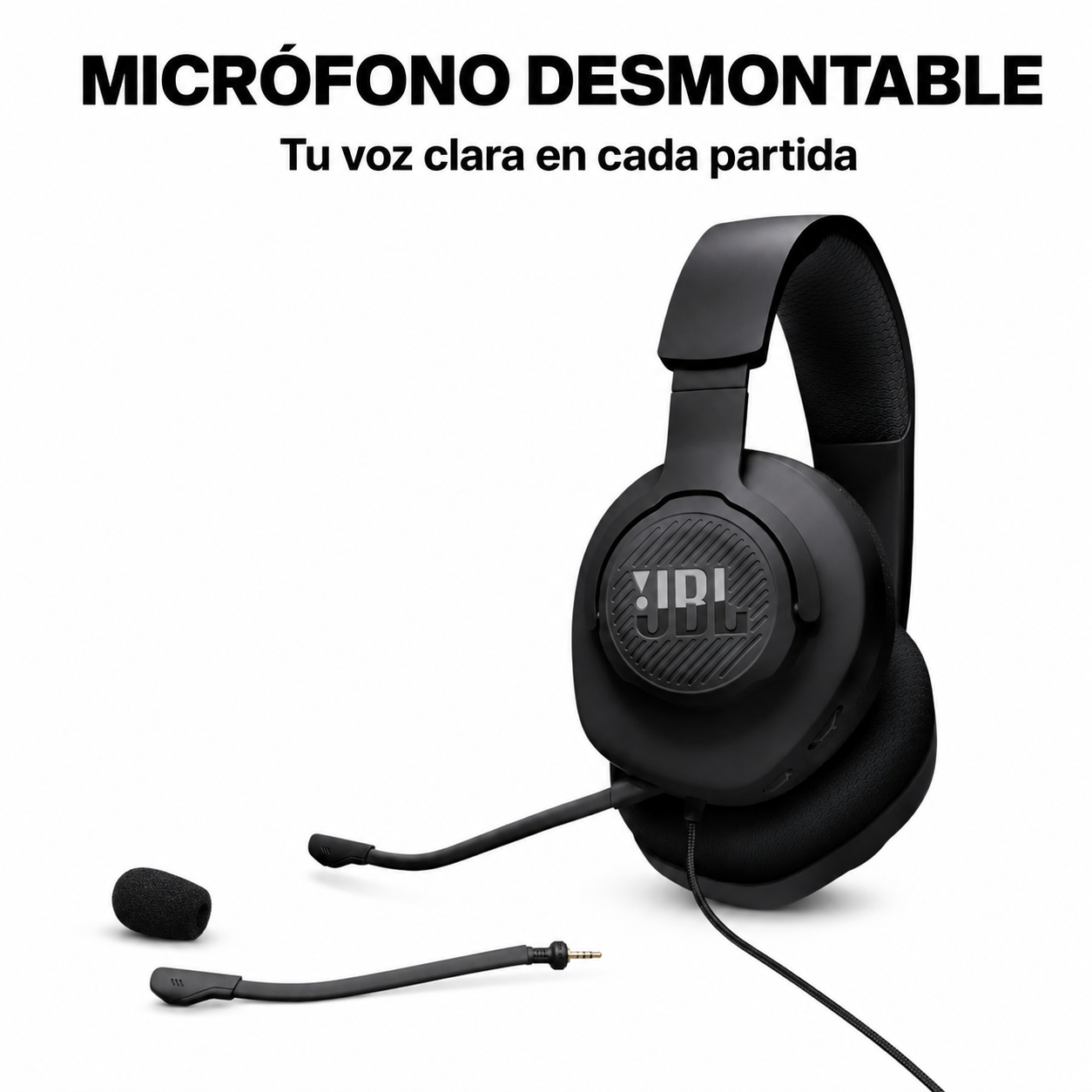 Headset Gamer JBL Quantum 100M2 Microfono Desmontable-9