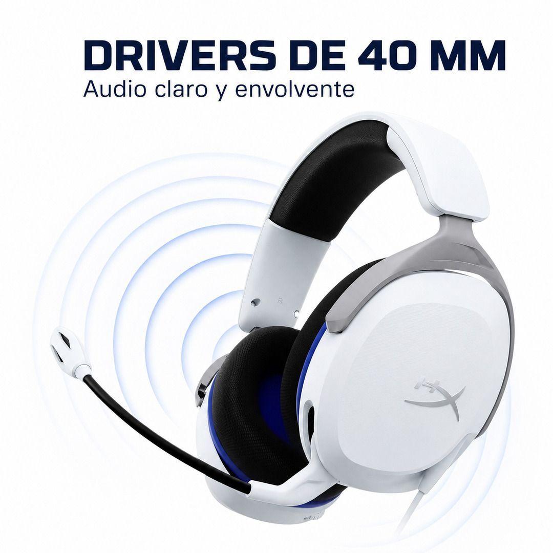 Audifonos Gamer HyperX Cloud Stinger 2 Core 40mm PS5 y PS4-3