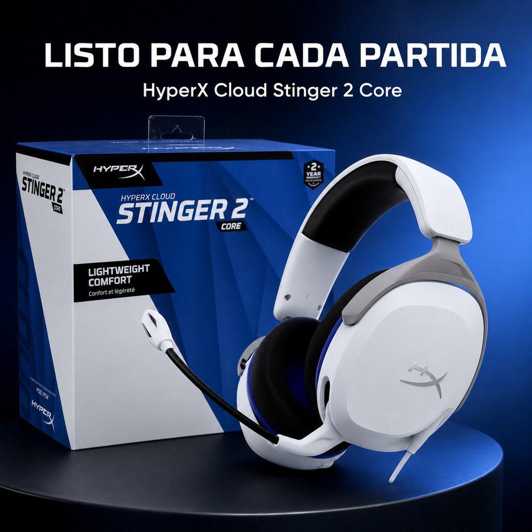 Audifonos Gamer HyperX Cloud Stinger 2 Core 40mm PS5 y PS4-9