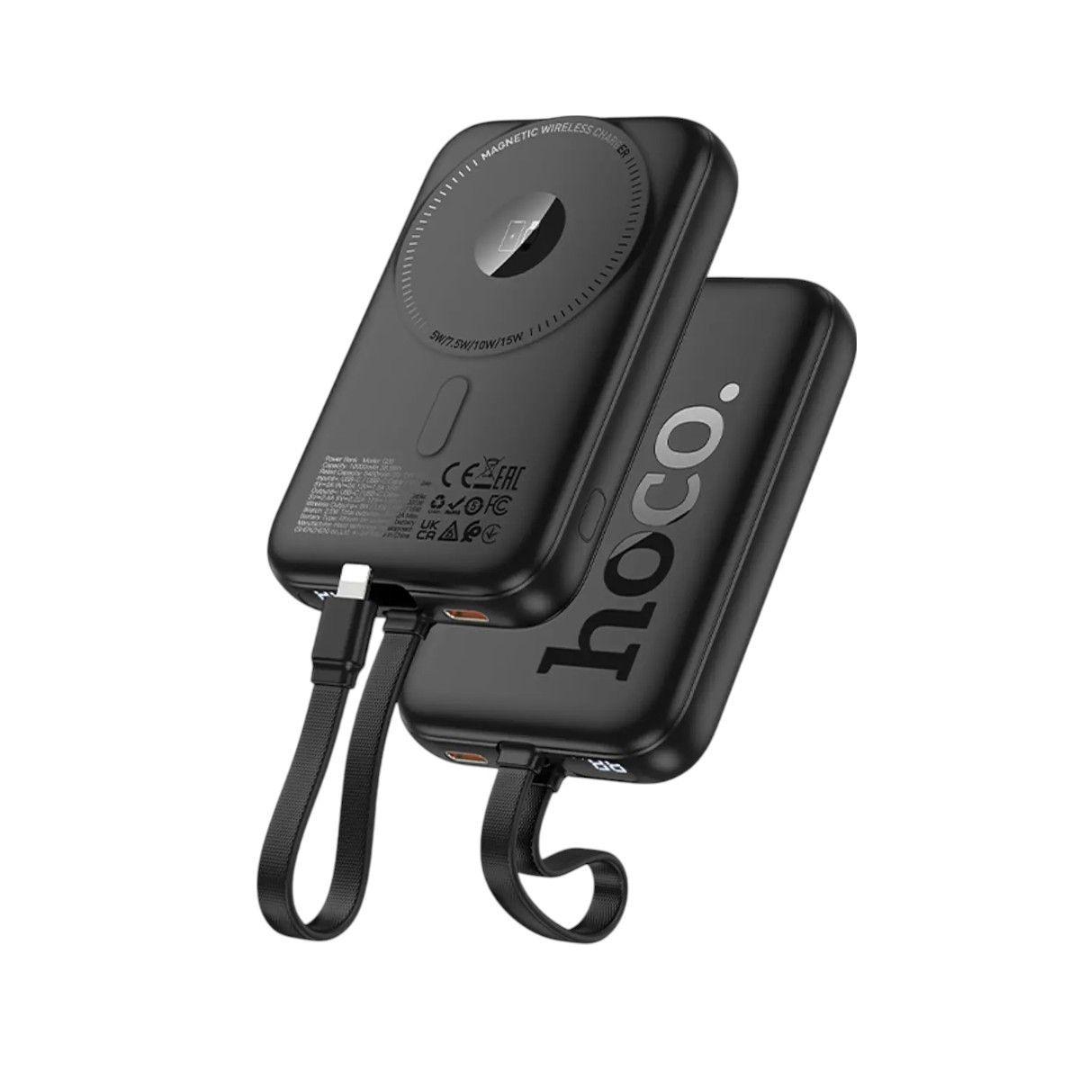 Powerbank Hoco Q35 Magnético 10000mAh Carga Rápida PD20W-2