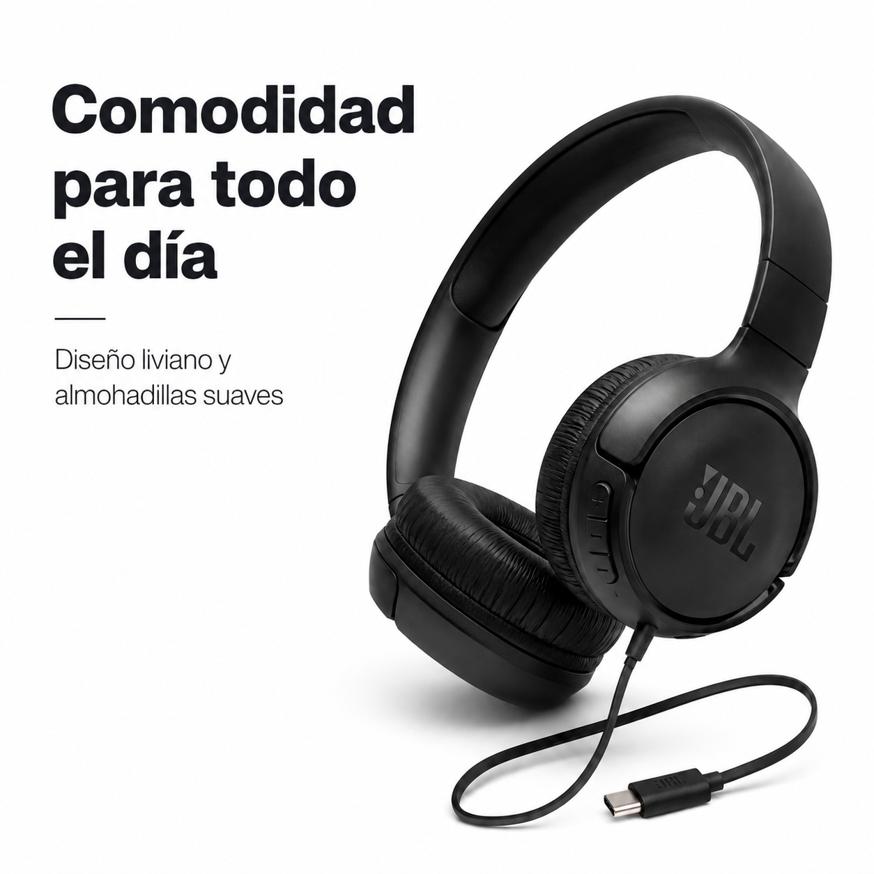 JBL Tune 520 USB C Audifonos Tipo C Originales Con Microfono-5