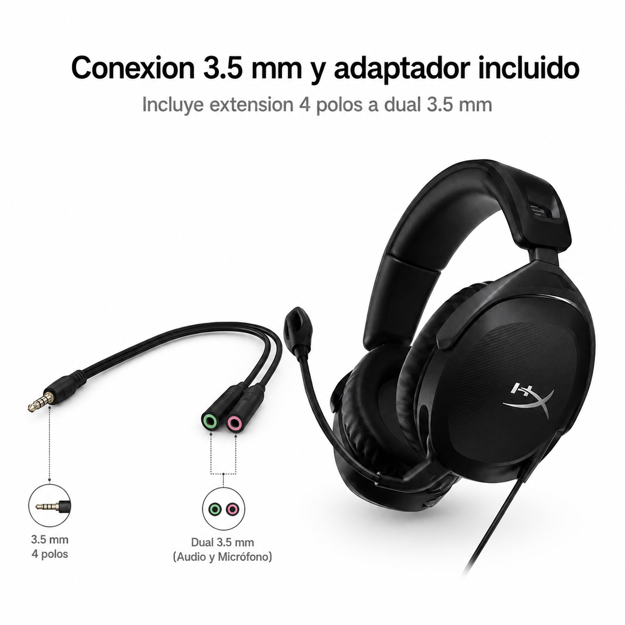 Audifonos Gamer HyperX Cloud Stinger 2 DTS X PC-6