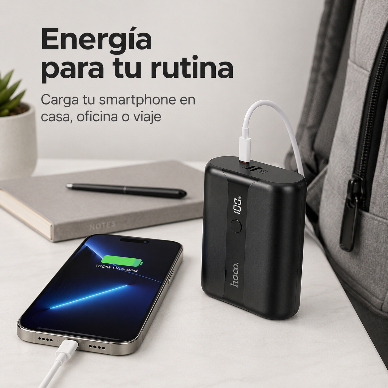 Bateria Externa Power Bank Hoco Q3 Pro 10000mah -8
